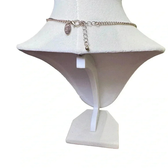 10.5” Pink Crystal Lucite Tassel Chandelier Runway Necklace And Earrings - Picture 6 of 12